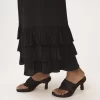 Pantaloni fluidi a gamba larga in crêpe de chine Pantaloni fluidi a gamba larga in crêpe de chine