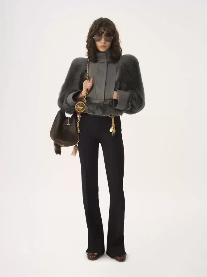 Pantaloni sartoriali in gabardine di lana Pantaloni sartoriali in gabardine di lana