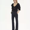 Pantaloni sartoriali maschili in lana elasticizzata Pantaloni sartoriali maschili in lana elasticizzata