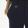 Pantaloni sartoriali maschili in lana elasticizzata Pantaloni sartoriali maschili in lana elasticizzata