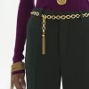 Pantaloni sartoriali svasati in crêpe di lana Pantaloni sartoriali svasati in crêpe di lana