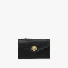 Piccola borsa a busta con scomparti per carte in pelle martellata Piccola borsa a busta con scomparti per carte in pelle martellata