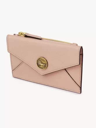 Piccola borsa a busta con scomparti per carte in pelle martellata Piccola borsa a busta con scomparti per carte in pelle martellata