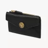 Piccola borsa a busta con scomparti per carte in pelle martellata Piccola borsa a busta con scomparti per carte in pelle martellata