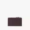 Piccola borsa a busta con scomparti per carte in pelle martellata Piccola borsa a busta con scomparti per carte in pelle martellata