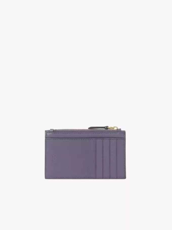 Piccola borsa a busta con scomparti per carte in pelle martellata Piccola borsa a busta con scomparti per carte in pelle martellata