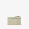 Piccola borsa a busta con scomparti per carte in pelle martellata Piccola borsa a busta con scomparti per carte in pelle martellata
