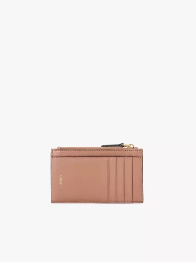 Piccola borsa a busta con scomparti per carte in pelle martellata Piccola borsa a busta con scomparti per carte in pelle martellata