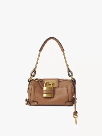 Piccola borsa a catena Paddington in pelle martellata