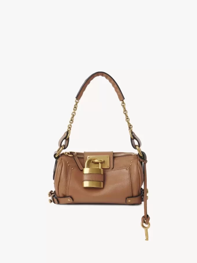 Piccola borsa a catena Paddington in pelle martellata Piccola borsa a catena Paddington in pelle martellata