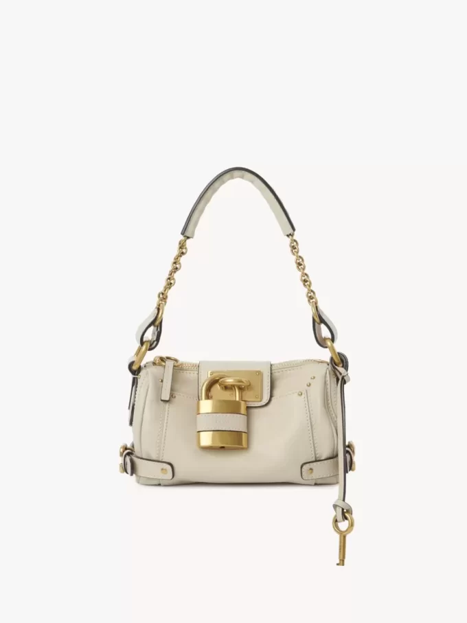 Piccola borsa a catena Paddington in pelle martellata Piccola borsa a catena Paddington in pelle martellata
