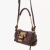Piccola borsa a catena Paddington in pelle martellata Piccola borsa a catena Paddington in pelle martellata