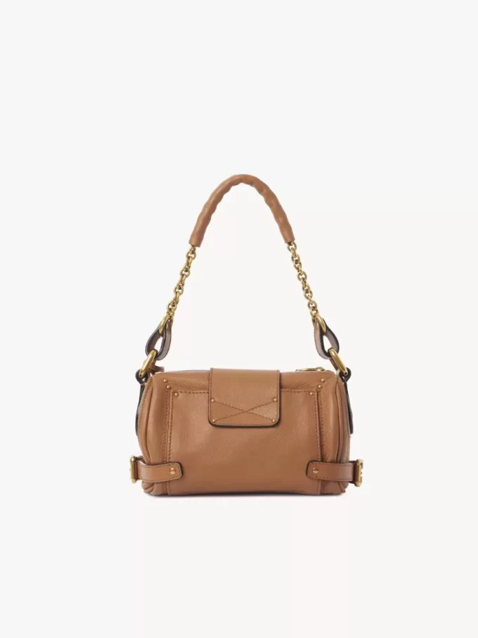 Piccola borsa a catena Paddington in pelle martellata Piccola borsa a catena Paddington in pelle martellata
