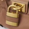 Piccola borsa a catena Paddington in pelle martellata Piccola borsa a catena Paddington in pelle martellata