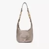 Piccola borsa a mano Bracelet in pelle metallizzata Piccola borsa a mano Bracelet in pelle metallizzata