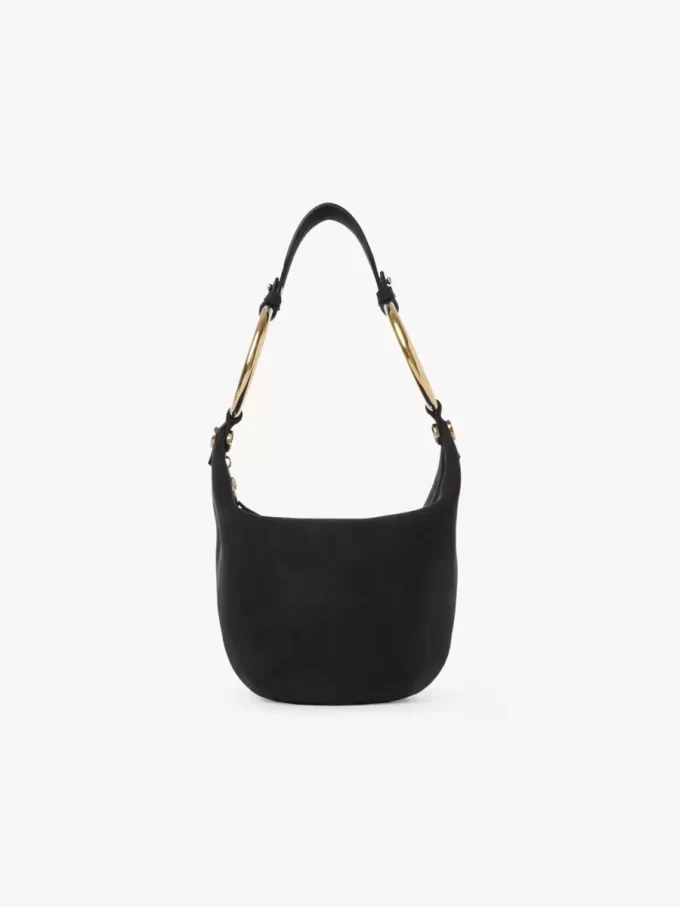 Piccola borsa a mano Bracelet in pelle scamosciata