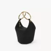 Piccola borsa a mano Bracelet in pelle scamosciata