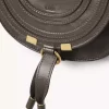 Piccola borsa a sella Marcie in pelle lucida Piccola borsa a sella Marcie in pelle lucida