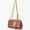 Piccola borsa a tracolla Chloé Heritage in pelle martellata Piccola borsa a tracolla Chloé Heritage in pelle martellata