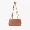 Piccola borsa a tracolla Chloé Heritage in pelle martellata Piccola borsa a tracolla Chloé Heritage in pelle martellata
