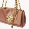 Piccola borsa a tracolla Chloé Heritage in pelle martellata Piccola borsa a tracolla Chloé Heritage in pelle martellata