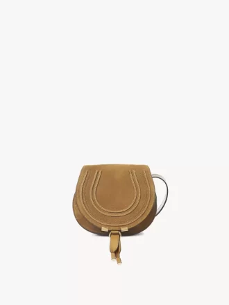 Piccola borsa a tracolla Marcie in pelle scamosciata