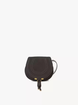 Piccola borsa a tracolla Marcie in pelle scamosciata