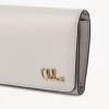Piccola borsa Chloé Iconic a tre ante con tasca portamonete in pelle martellata Piccola borsa Chloé Iconic a tre ante con tasca portamonete in pelle martellata