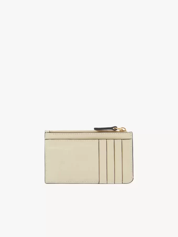 Piccola borsa Chloé Iconic con scomparti per carte in pelle effetto coccodrillo Piccola borsa Chloé Iconic con scomparti per carte in pelle effetto coccodrillo