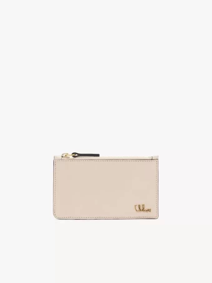 Piccola borsa Chloé Iconic con scomparti per carte in pelle lucida Piccola borsa Chloé Iconic con scomparti per carte in pelle lucida