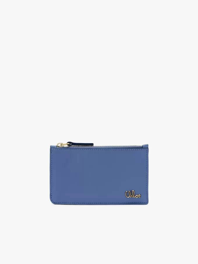 Piccola borsa Chloé Iconic con scomparti per carte in pelle lucida Piccola borsa Chloé Iconic con scomparti per carte in pelle lucida