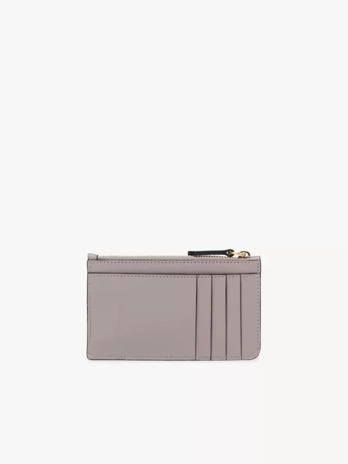 Piccola borsa Chloé Iconic con scomparti per carte in pelle lucida Piccola borsa Chloé Iconic con scomparti per carte in pelle lucida