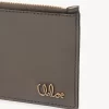 Piccola borsa Chloé Iconic con scomparti per carte in pelle lucida Piccola borsa Chloé Iconic con scomparti per carte in pelle lucida