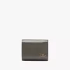 Piccola borsa Chloé Iconic tri-fold con tasca portamonete in pelle lucida Piccola borsa Chloé Iconic tri-fold con tasca portamonete in pelle lucida