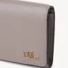 Piccola borsa Chloé Iconic tri-fold con tasca portamonete in pelle lucida Piccola borsa Chloé Iconic tri-fold con tasca portamonete in pelle lucida