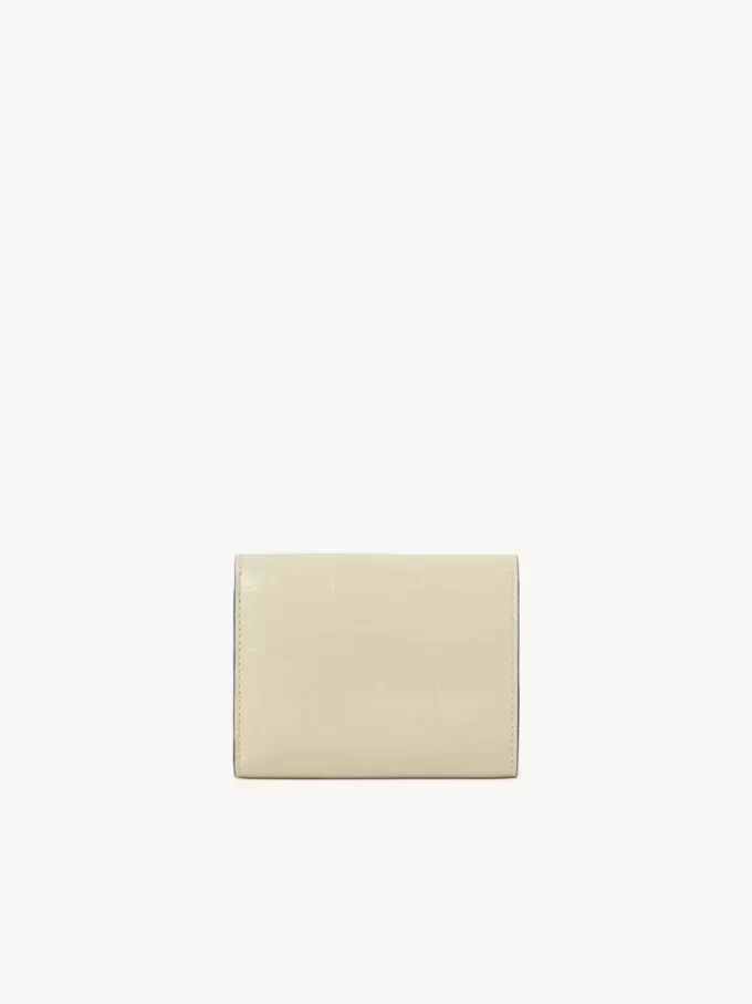 Piccola borsa Chloé Iconic tri-fold in pelle effetto coccodrillo Piccola borsa Chloé Iconic tri-fold in pelle effetto coccodrillo