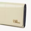 Piccola borsa Chloé Iconic tri-fold in pelle effetto coccodrillo Piccola borsa Chloé Iconic tri-fold in pelle effetto coccodrillo
