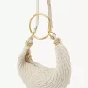Piccola borsa Hobo con bracciale all’uncinetto Piccola borsa Hobo con bracciale all’uncinetto