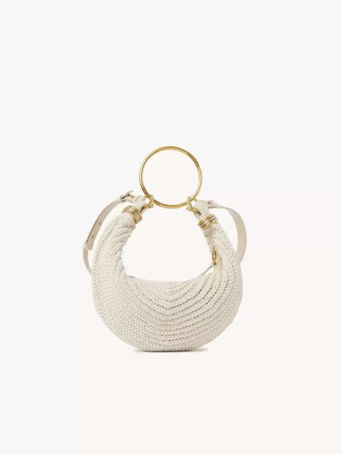 Piccola borsa Hobo con bracciale all’uncinetto Piccola borsa Hobo con bracciale all’uncinetto