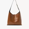 Piccola borsa hobo Marcie in pelle lucida Piccola borsa hobo Marcie in pelle lucida