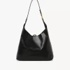 Piccola borsa hobo Marcie in pelle lucida Piccola borsa hobo Marcie in pelle lucida