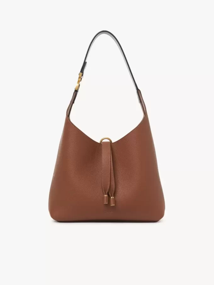 Piccola borsa hobo Marcie in pelle martellata Piccola borsa hobo Marcie in pelle martellata