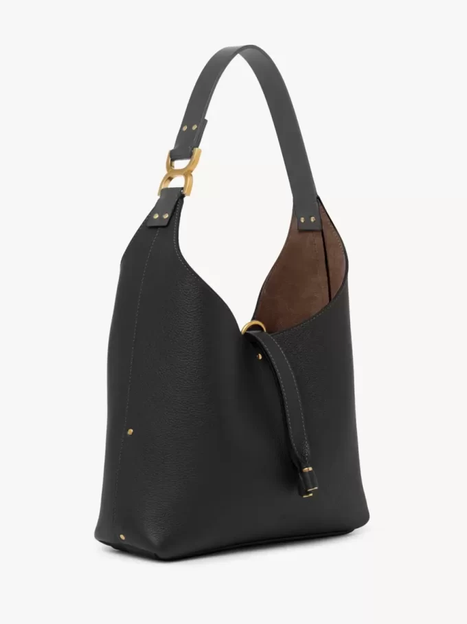Piccola borsa hobo Marcie in pelle martellata Piccola borsa hobo Marcie in pelle martellata