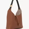 Piccola borsa hobo Marcie in pelle martellata Piccola borsa hobo Marcie in pelle martellata
