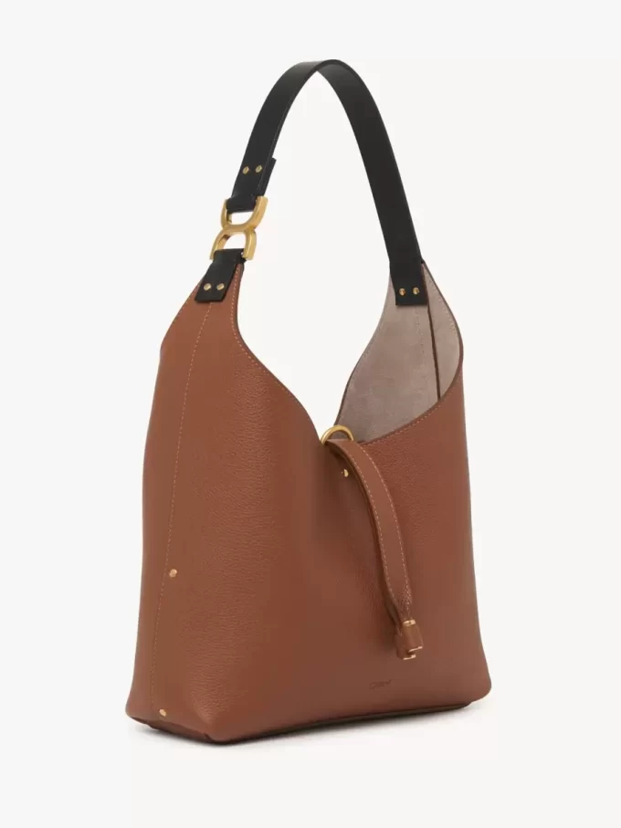 Piccola borsa hobo Marcie in pelle martellata Piccola borsa hobo Marcie in pelle martellata