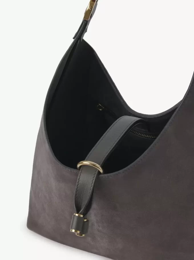 Piccola borsa hobo Marcie in pelle scamosciata Piccola borsa hobo Marcie in pelle scamosciata