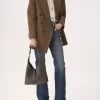 Piccola borsa hobo Marcie in pelle scamosciata Piccola borsa hobo Marcie in pelle scamosciata