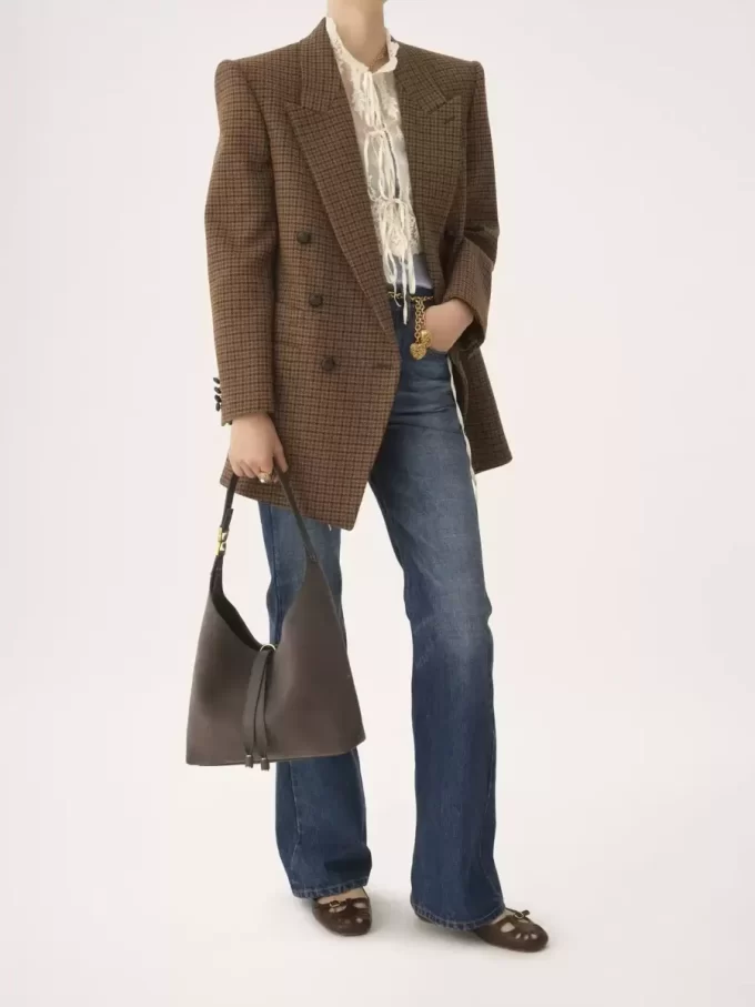 Piccola borsa hobo Marcie in pelle scamosciata Piccola borsa hobo Marcie in pelle scamosciata