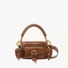 Piccola borsa per macchina fotografica in pelle lucida Piccola borsa per macchina fotografica in pelle lucida