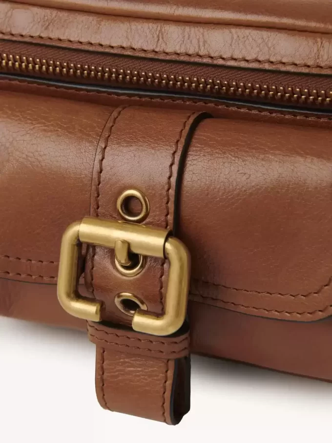 Piccola borsa per macchina fotografica in pelle lucida Piccola borsa per macchina fotografica in pelle lucida